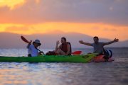kayak couche de soleil
